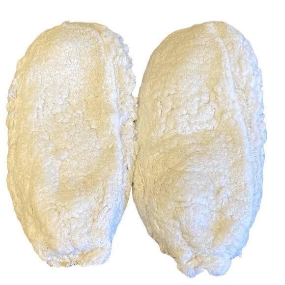 Laura Ashley by Ashko Fair Isle Fuzzy Slipper Socks w/ Grippers Non Slip L #70V - Picture 7 of 13